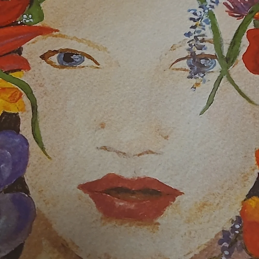 Vintage Evie and Linci Blossom Beautiful Flower Girl Wall Plate - Picture 15 of 16